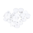 Tapa Parafuso Encaixe 8mm Plástico Branco 20 unidades