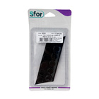 Tapa Parafuso Preto Onix Autoadesivo 12 Peças Sfor