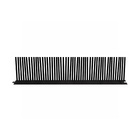 Tapa Pssaros para Calha em PVC 15x2x50cm Preto Odem