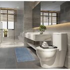 Tapete 050x100cm Relex N Tapetes São Carlos Azul Cobalto