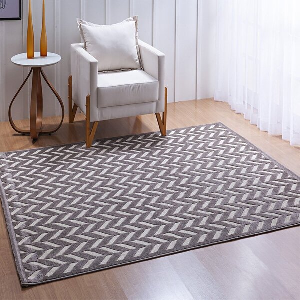 Tapete 1,00 X 1,40m Ferrara Niazitex Marrom