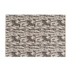 Tapete 1,40 X 2,00 Stone São João Preto/crú