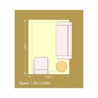 Tapete 1,50 X 2,00 Des. 002 Sangallo Bege