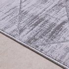 Tapete 100x140cm Roma Des001 Niazitex Cinza