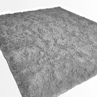 Tapete 140x100cm Cinza Para Quarto Macio - Casen