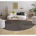 Tapete 145x195cm Elegant Organico Lente Cinza