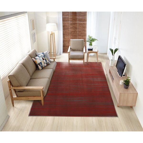 Tapete 150x200 Pixel School Tapetes São Carlos Risca Vermelho