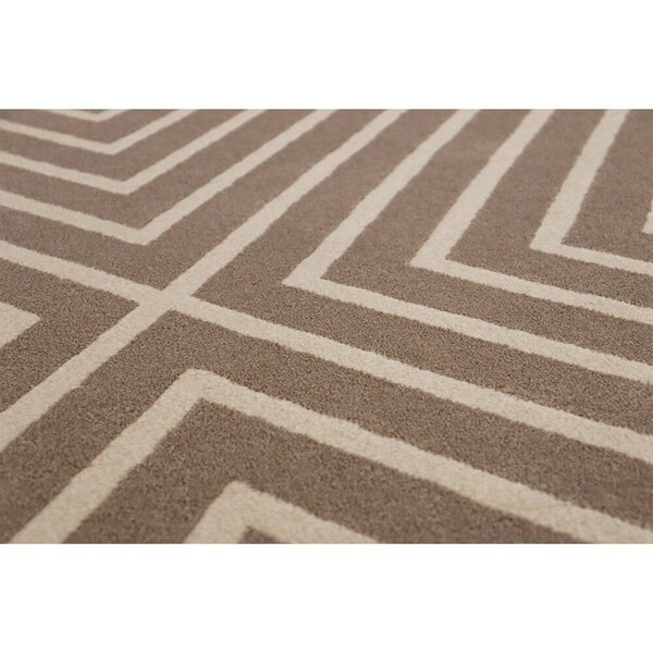 Tapete 150x200cm Lyre Supreme Tapetes São Carlos Chevron Natu