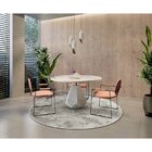 Tapete 190cm Redondo Foffo Tapetes São Carlos Platina