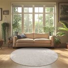 Tapete 190cm Redondo Mariana Tapetes São Carlos Laguna