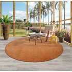 Tapete 190cm Redondo Relex N Tapetes São Carlos Pêssego