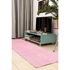 Tapete 2,00x0,60 Rosa Shaggy Peludo Premium Designer B