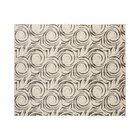 Tapete 2,50 X 2,00 Cinamon Rol São João Cinza/crú