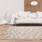 Tapete 2,50 X 2,00 Medialuna São João Bege Com Cinza