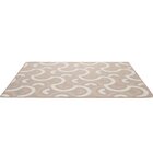 Tapete 2,50 X 2,00 Medialuna São João Bege Com Cinza