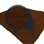 Tapete 200x240cm Sala Peludo Marrom Casen