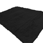 Tapete 200x240cm Sala Peludo Preto Casen