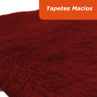 Tapete 200x240cm Sala Peludo Vermelho Casen