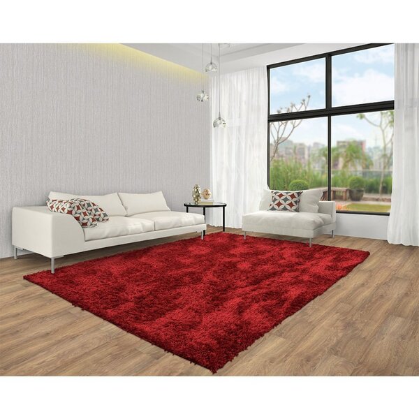 Tapete 200x250cm Confort N Tapetes São Carlos Cereja