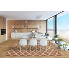 Tapete 200x250cm Lyre Supreme Tapetes São Carlos Ikat Rosa