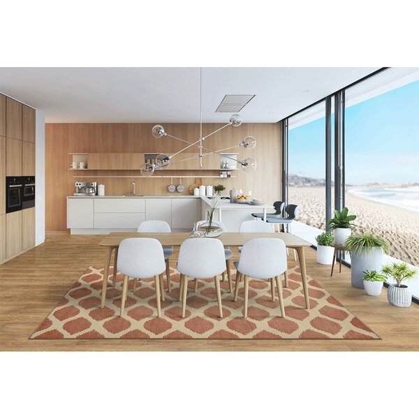 Tapete 200x250cm Lyre Supreme Tapetes São Carlos Ikat Rosa