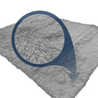 Tapete 200x300cm Sala Peludo Cinza Casen