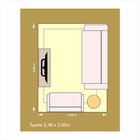 Tapete 240x300cm Kilim Antep Vermelho