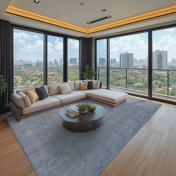 Tapete 300 Cm X 400 Cm Coleção Mariana Cobalto