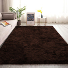 Tapete  240x200cm Marrom Para Sala  Macio - Casu