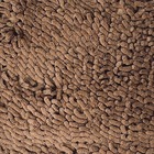 Tapete  Antiderrapante Bolinha Microfibra 40x60 Marrom