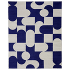 Tapete Abstrato Athos  Azul 2,00X2,50m Tapetes São Carlos