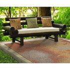 Tapete Abstrato Retangular Cerrado Multicolorido Áreas Internas e Externas 1,50X2,00m Tapetes São Carlos