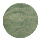 Tapete Abstrato Redondo Curvas Tropical Áreas Internas Verde 1,95m