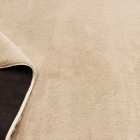 Tapete Abstrato Internas Poliéster Bege 1,00x1,40cm Via Star