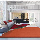 Tapete Abstrato Retangular Movi Diagonal Áreas Internas Colorido 2,50X3,50m