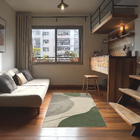 Tapete Abstrato Organic Verde 1,50x2,00m Tapetes São Carlos