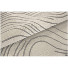 Tapete Abstrato Polipropileno Bege e Prata 2,00x2,50cm Tapetes São Carlos