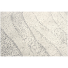 Tapete Abstrato Polipropileno Bege e Prata 2,50x3,50cm Tapetes São Carlos