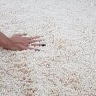 Tapete Algodão Par Sala/quarto   - 0,60 X 1,20 - Cor Cru  Pel