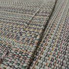 Tapete Algodão Tear Artesanal 1,5 X 3,0m Arco Íris Cru/cores