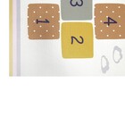 Tapete Retangular Amarelinha  PVC Multicolorido Áreas Internas e Externas 0,60x1,60m Kapazi