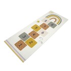 Tapete Retangular Amarelinha  PVC Multicolorido Áreas Internas e Externas 0,60x1,60m Kapazi