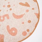 Tapete Antiderrapante 200x140cm Infantil São João Natural/lar