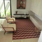 Tapete Antiderrapante Geométrico - Sala  Quarto 1 00 X 1 40m