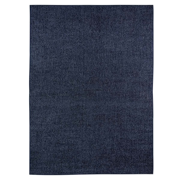 Tapete Antiderrapante Linen 04 Azul  0,50x0,80m