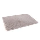 Tapete Antiderrapante Quadrado 05x40x60m Cinza