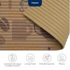 Tapete Antiderrapante Tropical 43cm X 65cm Coffee 2.0 Kapazi