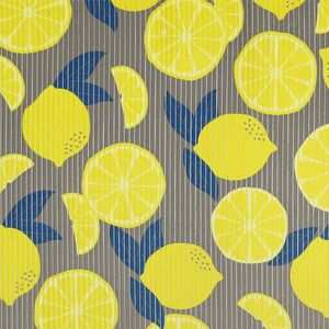 Foto de Tapete Antiderrapante Tropical 43cm X 65cm Limões Kapazi