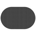 Tapete Antiderrapante Tropical Em Rolo 130cm X 15m Grafite Ka