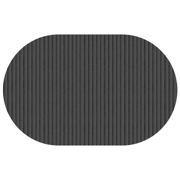 Tapete Antiderrapante Tropical Em Rolo 130cm X 15m Grafite Ka